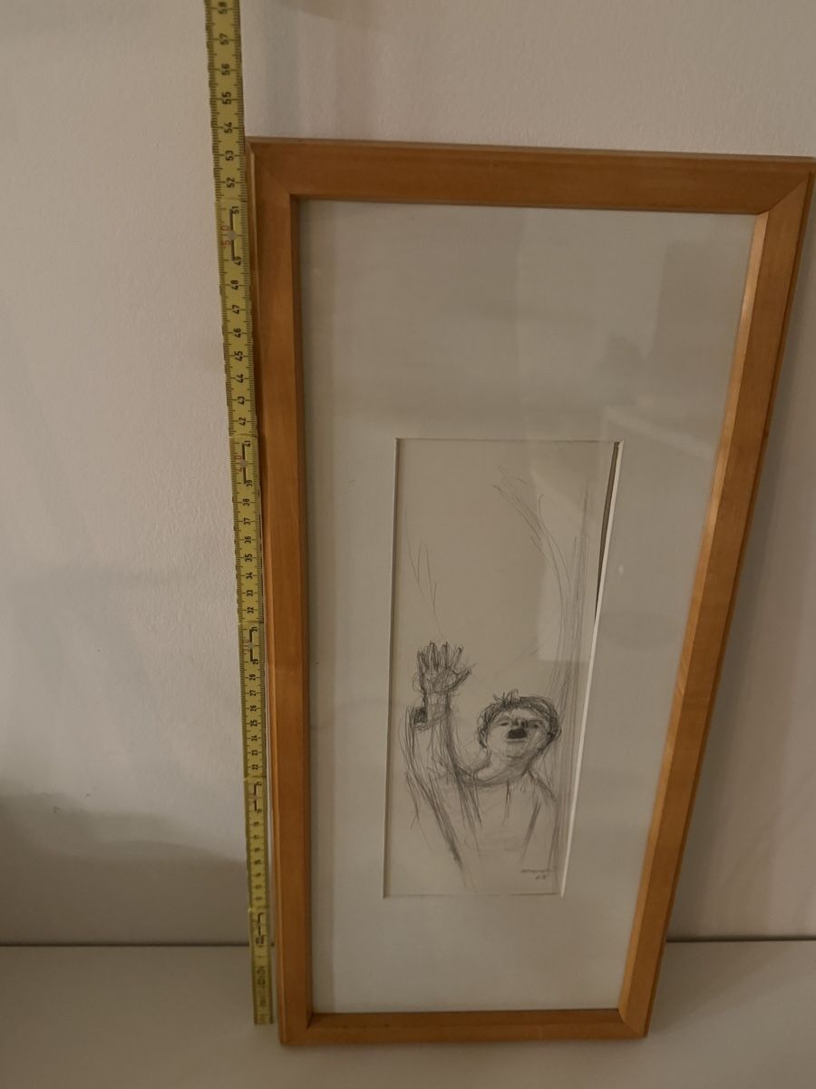 Foto & Immagini: Bleistiftzeichnung von Robert Sterchi 1965 – Usato da Gossau SG venduto da sushifactory 3