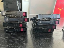 HPE 2.5" Festplattenrahmen Disk Tray 8 Stück