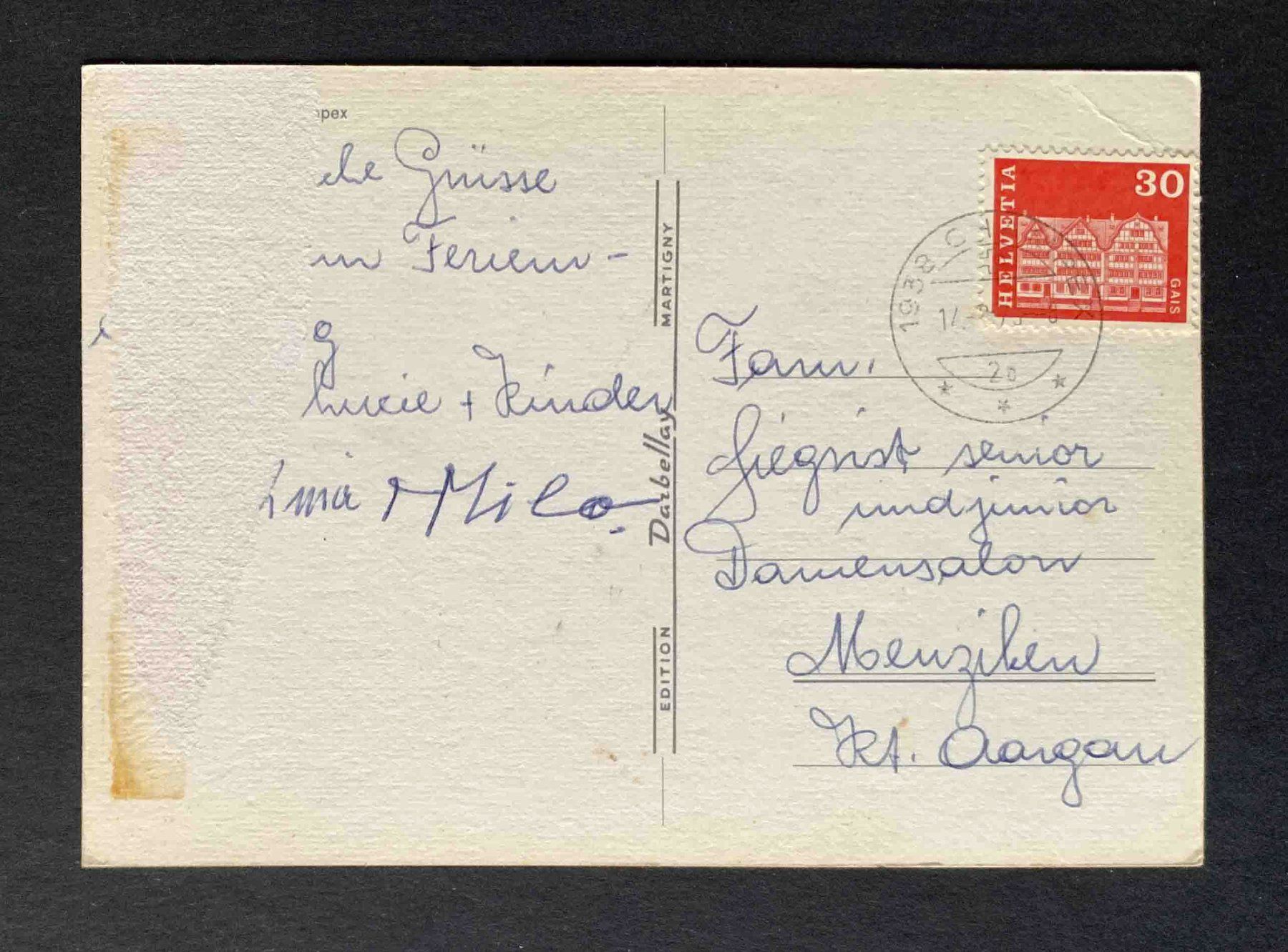 Cartes postales: AK Champex – D'occasion à Goldau par artelier1 1