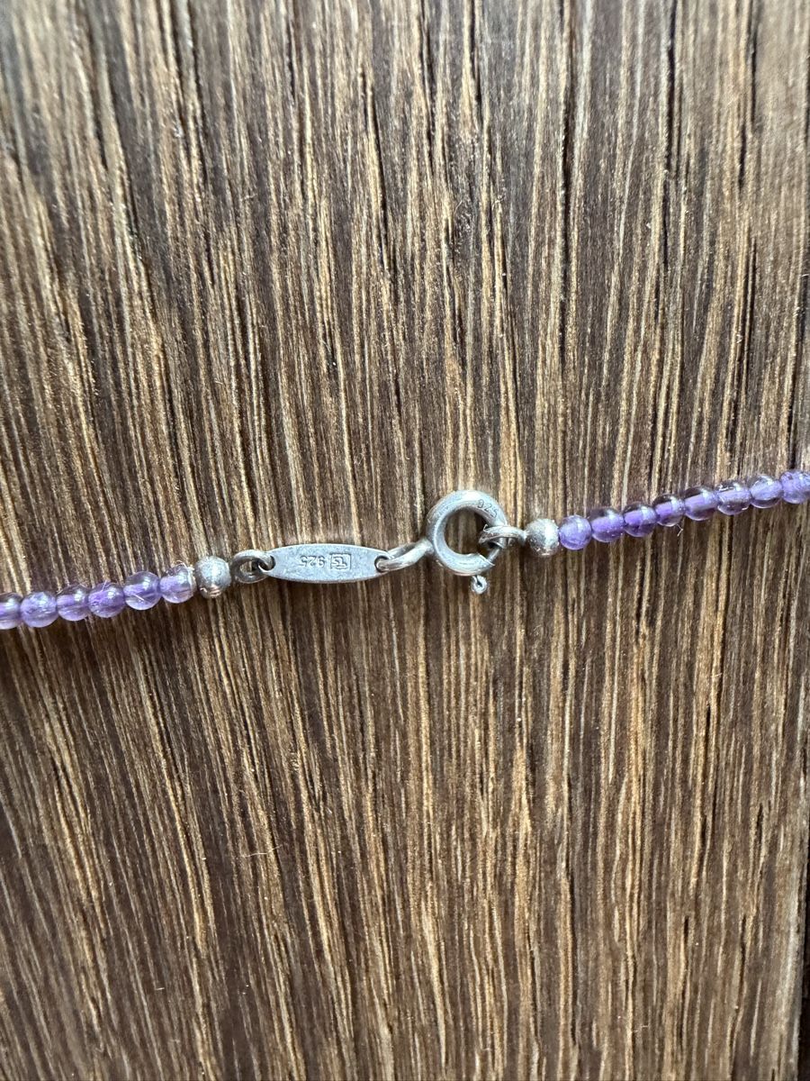 Thomas Sabo Catenine: THOMAS SABO Wunderschöne Amethyst Kette 925 Silber – Nuovo (secondo la descrizione) da Maur venduto da my_private_sale 4