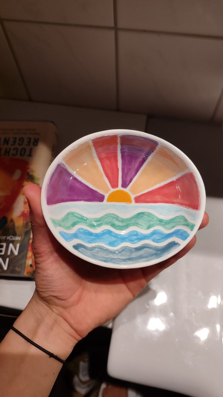 Tutte le decorazioni: Handmade Schmuckschale "rise like the sun" – Nuovo e nell'imballaggio originale da Brüttisellen venduto da nic_xm7s