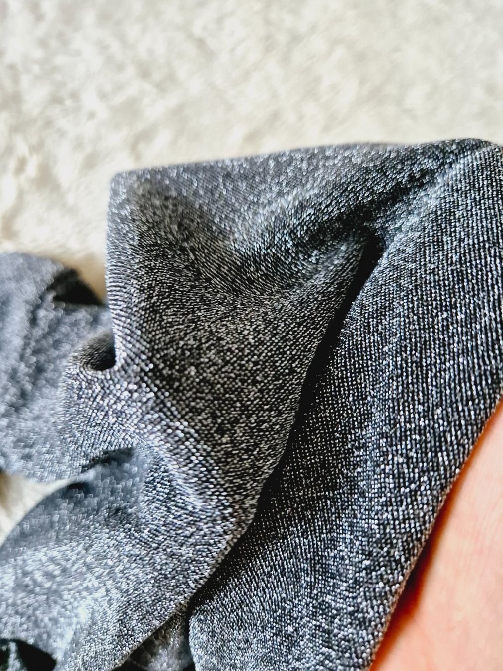 Maglioni & Felpe: BODY 36 SILBER SCHWARZ GLITZER FÄDEN PULLI BLUSE SHIRT TOP – Nuovo (secondo la descrizione) da Elsau venduto da the-colorful-side 4