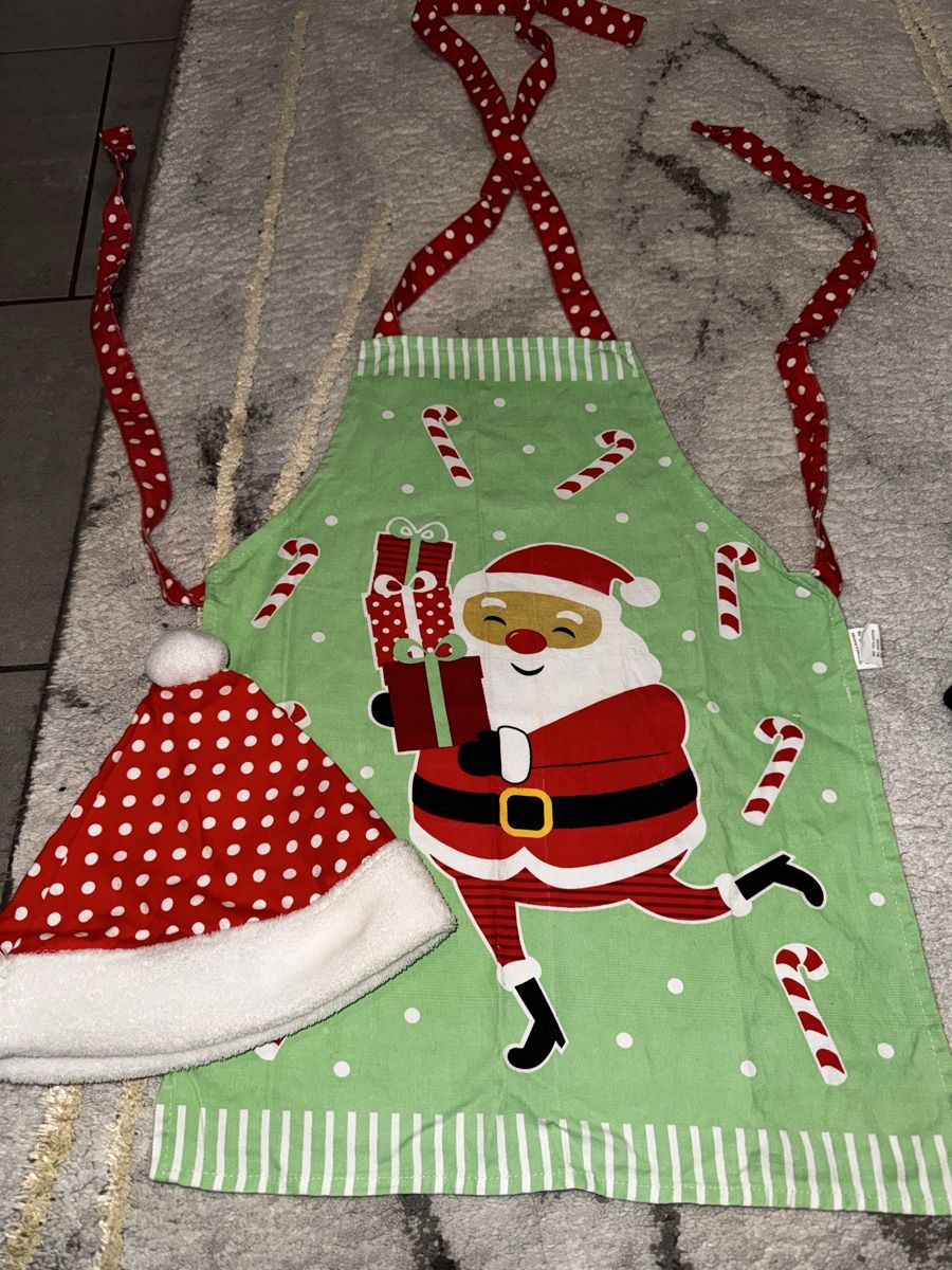 Altro per bambini: Kochschuerze mit Weihnachtsmann, – Usato da Weite venduto da Quarantino