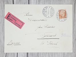 CL13 Enveloppe + Timbre Suisse 1935