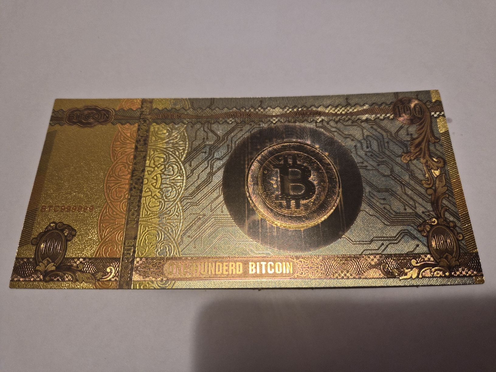 Banconote: 1 billet commémoratif Bitcoin – Nuovo (secondo la descrizione) da Senèdes venduto da hen_fw8b