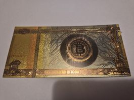 1 billet commémoratif Bitcoin