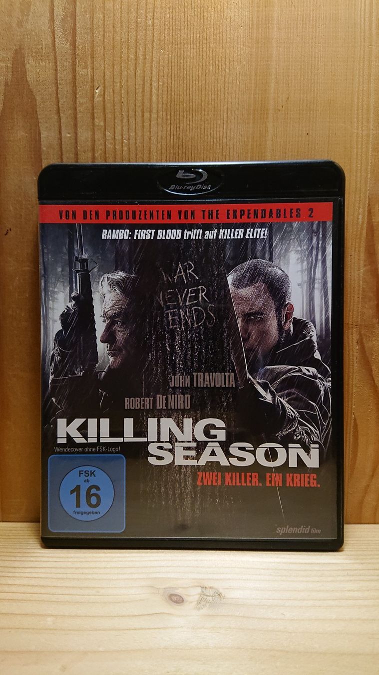 Tutti i DVDs: KILLING SEASON Zwei Killer. Ein Krieg Blu-Ray – Usato da Wilderswil venduto da Exebub