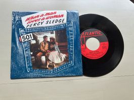501 Levis Jeans PERCY SLEDGE When a man loves a woman 80's