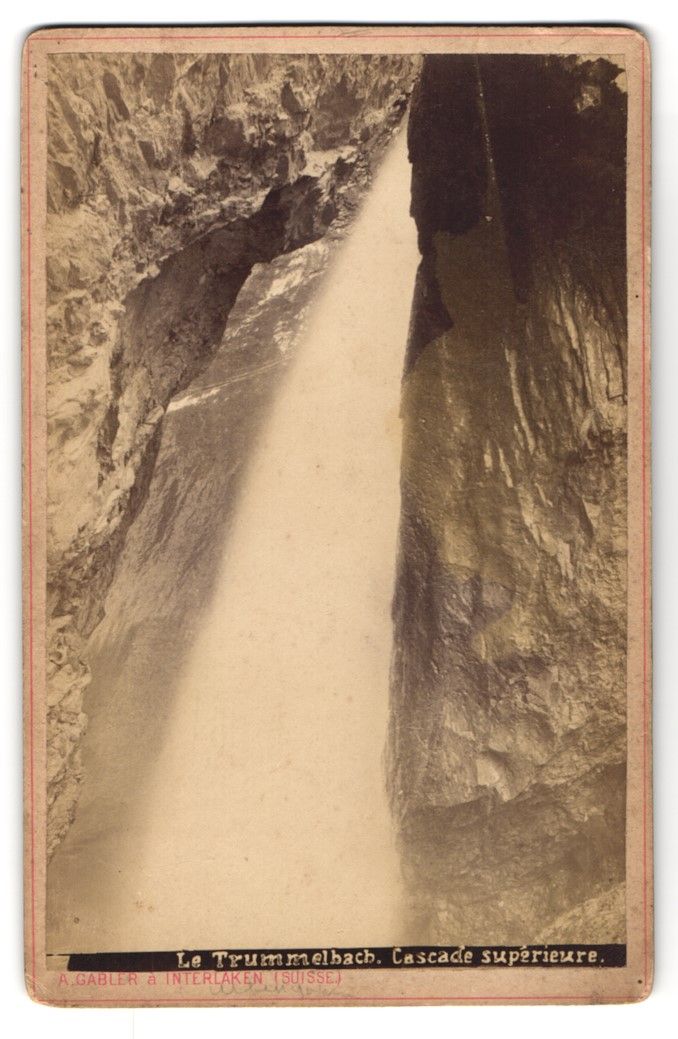 Fotografie & Manifesti: Fotografie Lauterbrunnen, der Trummelbac – Usato da Berlin venduto da bartko-reher