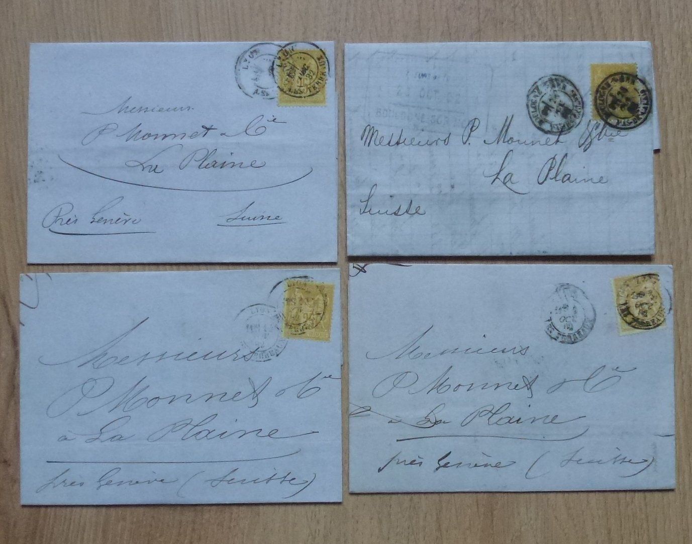 Alle Briefmarken: Sammlung ++ 11 alte Frankreich Briefe um 1882 – Gebraucht aus Walkringen von Casablanca777 6