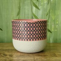 Pinker Pflanzentopf