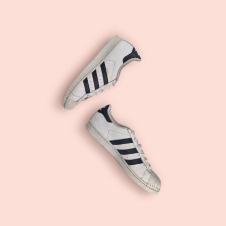 ⚽️ kultige ADIDAS Superstar Sneaker Leder Unisex Gr. 39 1/3