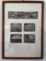 Emil Zbinden Lithographie 60/150 gerahmt guter Zustand