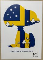 KeC: Snoopy ”Davoser Snooper”, POP Art, signiert 4/33