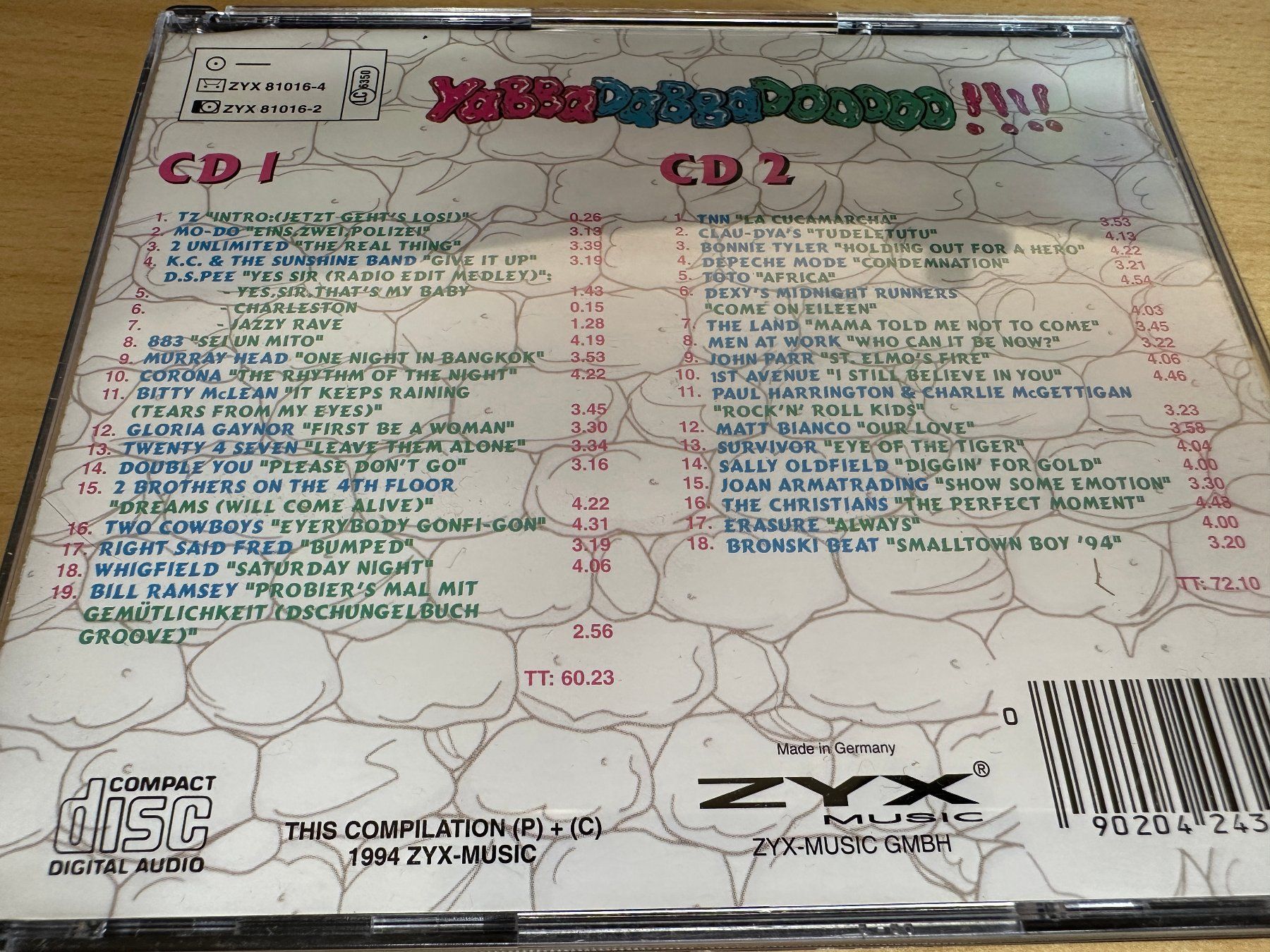 CDs: Various – Yabbadabbadooooo!!!! - 2 CD – Gebraucht aus Rikon im Tösstal von Alpenmutz 1