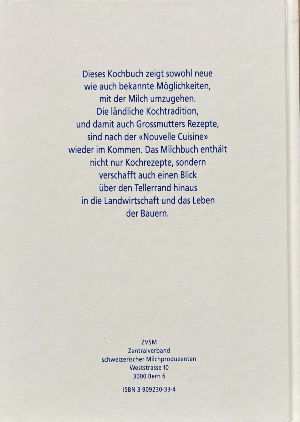 Libri: Das Milchbuch – Nuovo e nell'imballaggio originale da Sarnen venduto da Livres 1