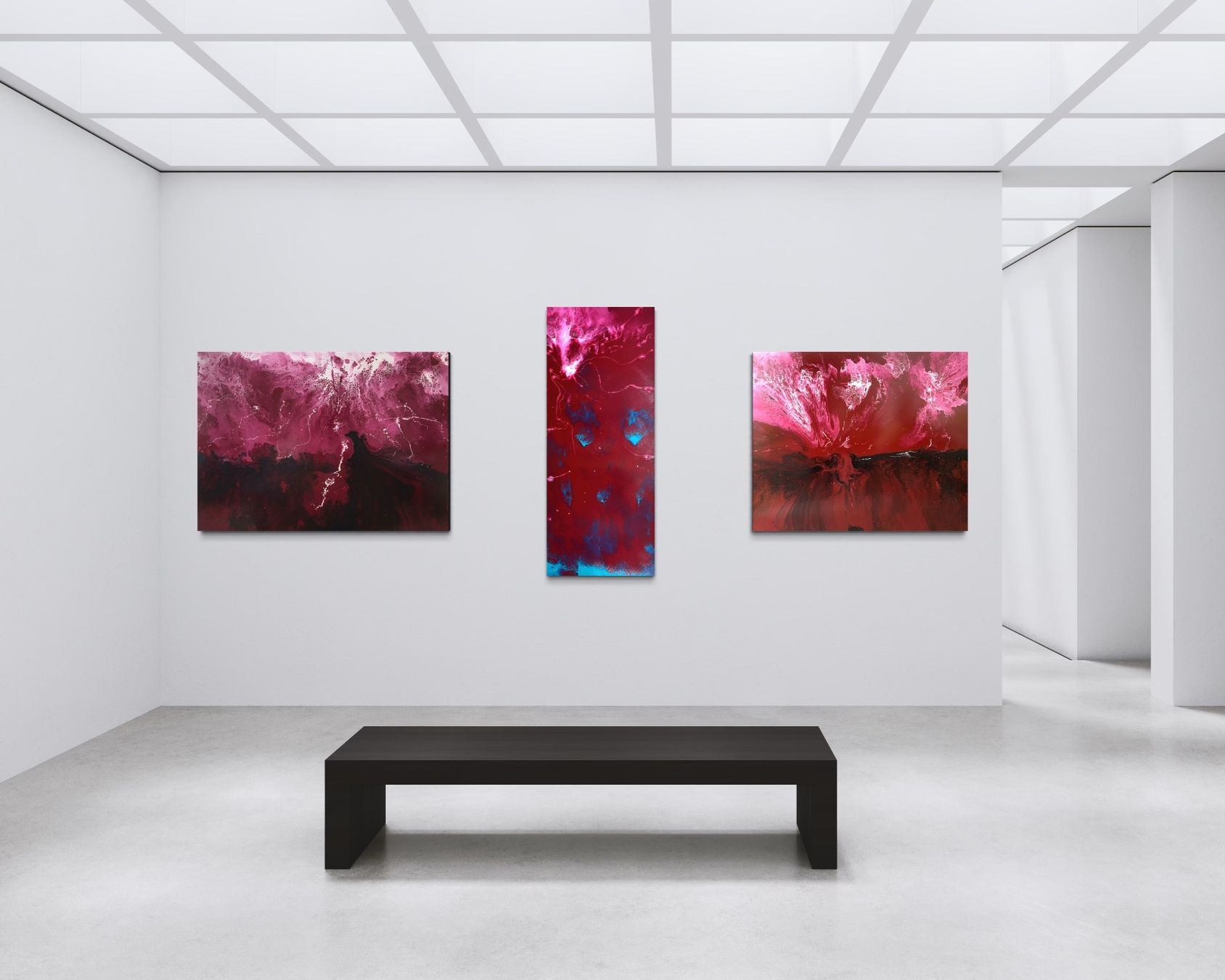 Dipinti: Exklusive dreiteilige Bild Serie – Usato da Luzern venduto da edmundart 5