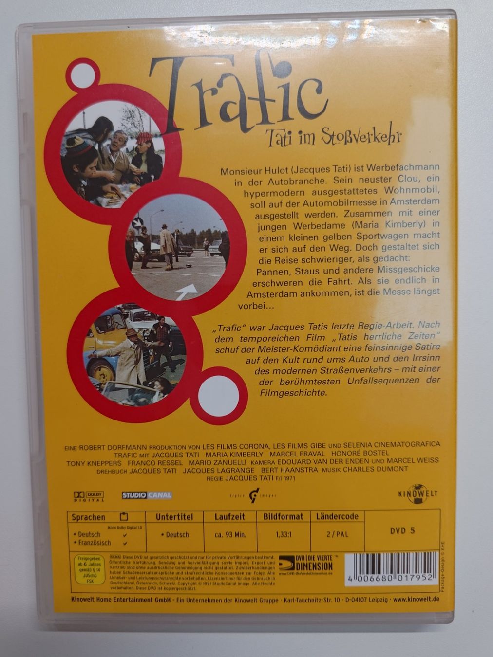 Tutti i DVDs: Trafic - Tati im Stossverkehr – Usato da Liestal venduto da Kratzilla 2
