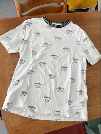 Lacoste T-Shirt Weiss Grösse M