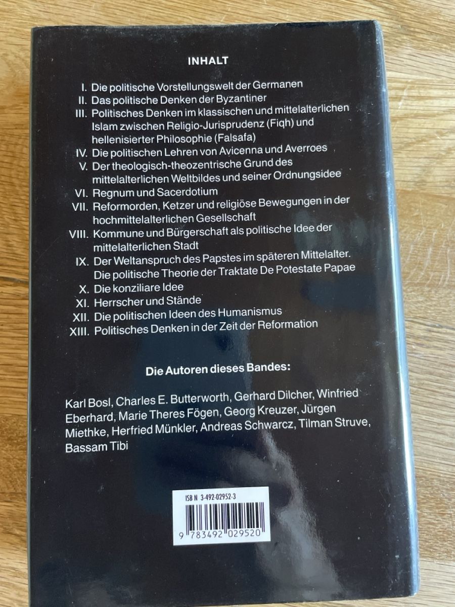 Libri: Pipers Handbuch der politischen Ideen 5 Volume Set – Usato da Freidorf TG venduto da ibipatria 4