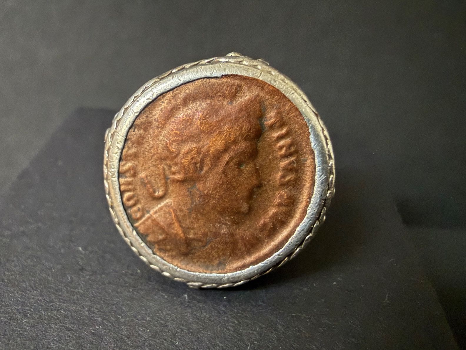 Ringe: Antiker Silber Ring mit Münze 900 – Gebraucht aus Spiegel b. Bern von Rogger72 1