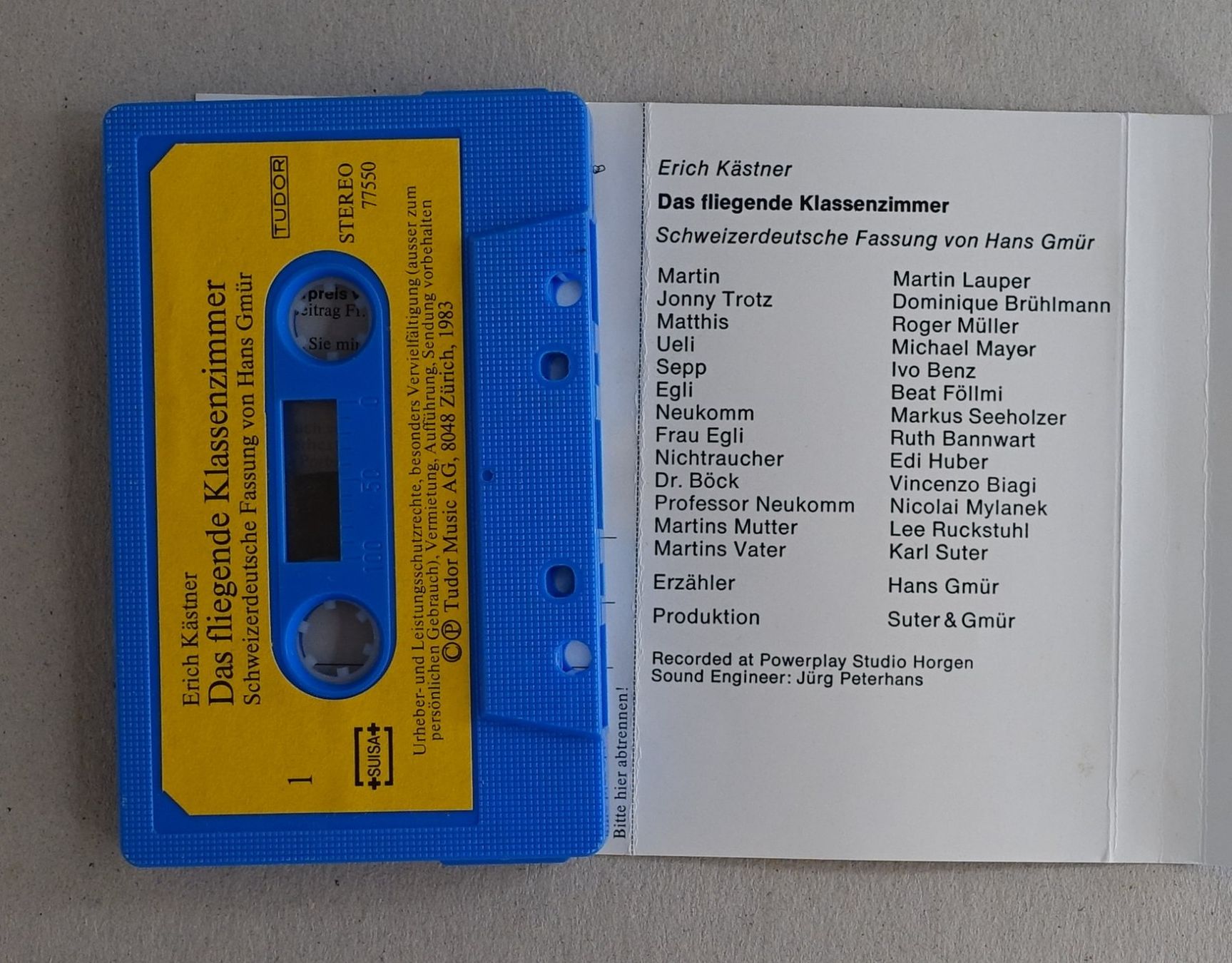 Musicassette: Erich Kästner - Das fliegende Klassenzimmer – Usato da Sessa venduto da discoverymedia 1