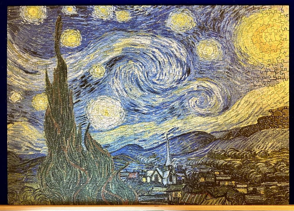 1000er-Puzzle (Vincent van Gogh - Die Sternennacht) (Gebraucht) in St ...