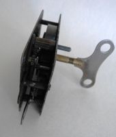 Uhrwerk mit Aufzugsschlüssel, funktioniert tadellos, Meccano