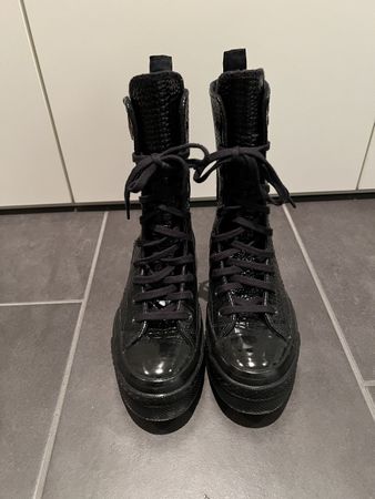 Schwarze Converse All Star Stiefel Gr. 39- Neuwertig!