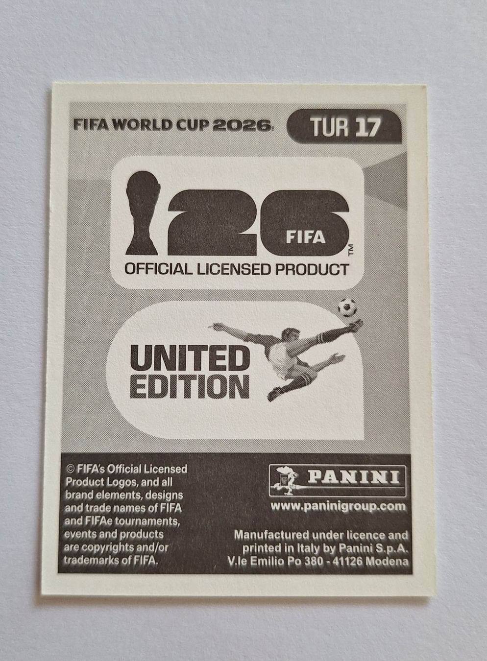 Panini Carte collezionabili: Panini Can Uzun TUR 17 – Nuovo (secondo la descrizione) da Romanens venduto da Crocette 1