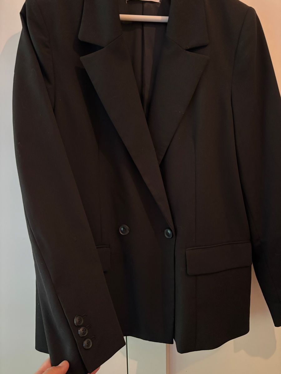 Mango Giacche: Mango Black Double Breasted Blazer Size S – Usato da Nyon venduto da My_wardrobe 1
