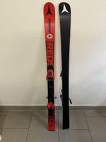 Atomic G9 FIS Rennski 124 cm rot schwarz guter Zustand