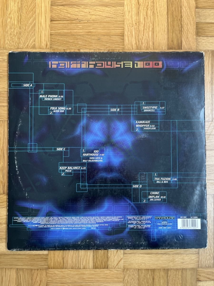 Dischi in vinile: Various Harthouse Techno Doppel LP Compilation Vinyl – Usato da Wangen b. Olten venduto da break72 1