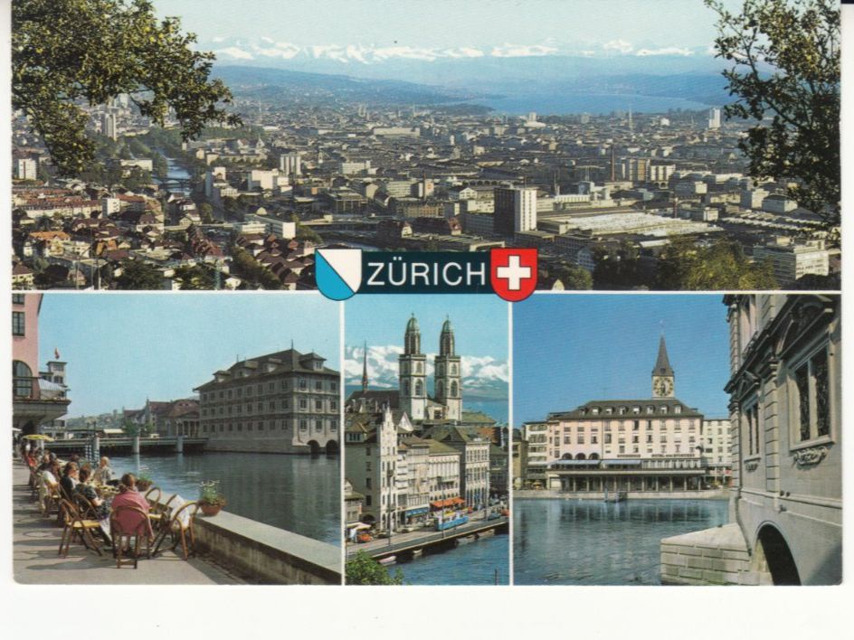 Cartoline postali: Zürich ca. 1970 – Usato da Bürglen TG venduto da StampGraf