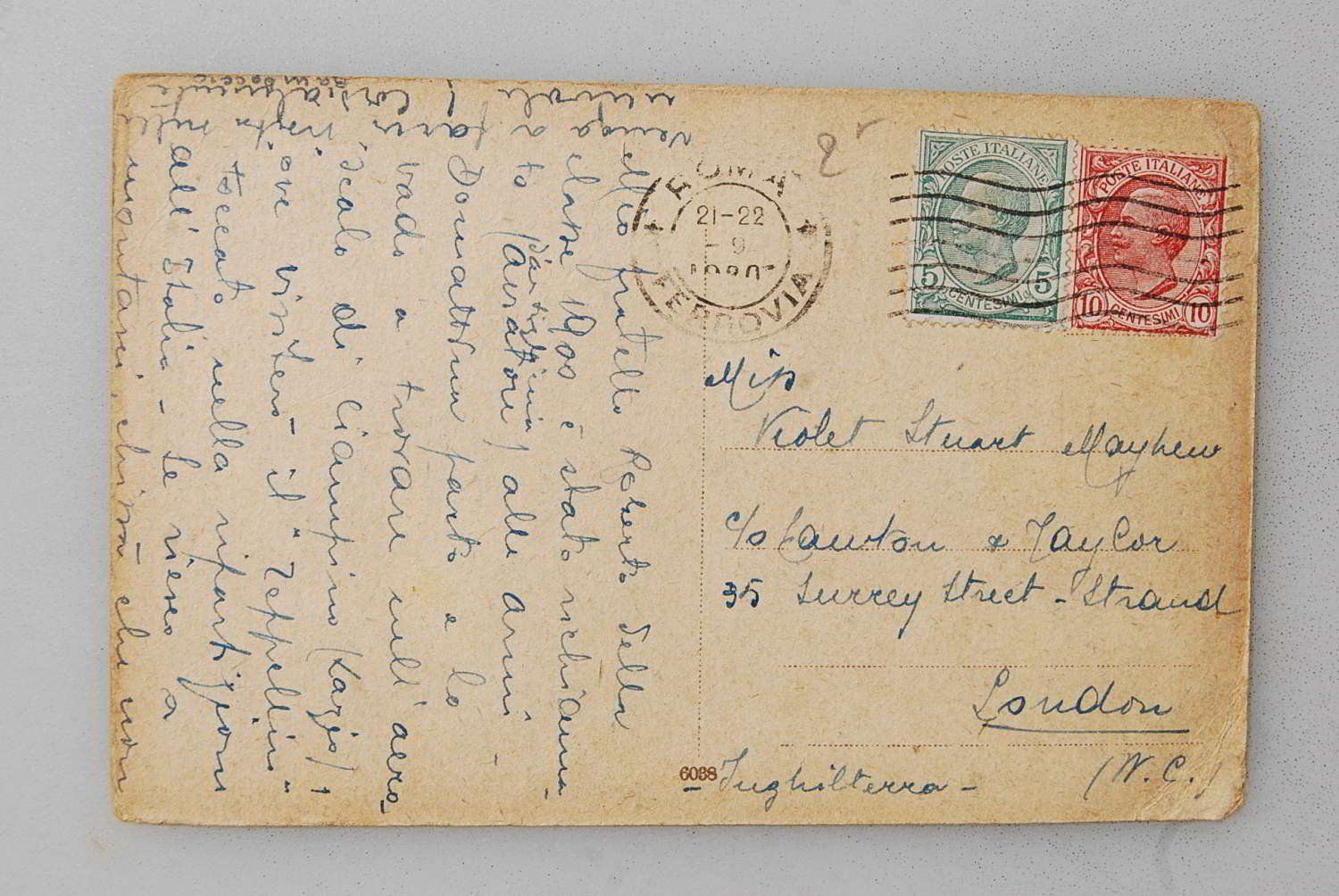 Cartoline postali: AK Roma -Palazzo di Giustzia 1920 – Usato da Rüfenacht BE venduto da Toro06 1
