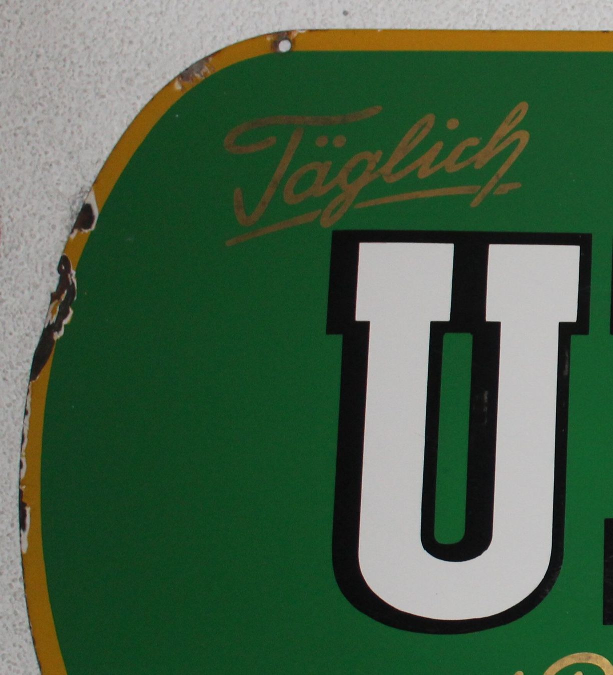 Insegne: Underberg Emailschild Reklame – Usato da Lüchingen venduto da Aw67 5