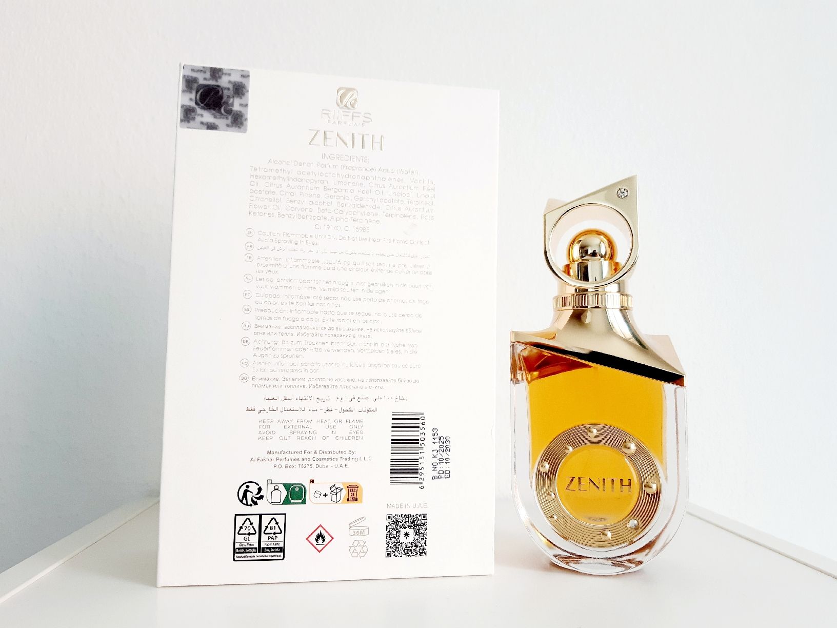 Parfum & Eau de Toilette: RIIFFS Zenith Extrait – Neu (gemäss Beschreibung) aus Winterthur von Je. 1