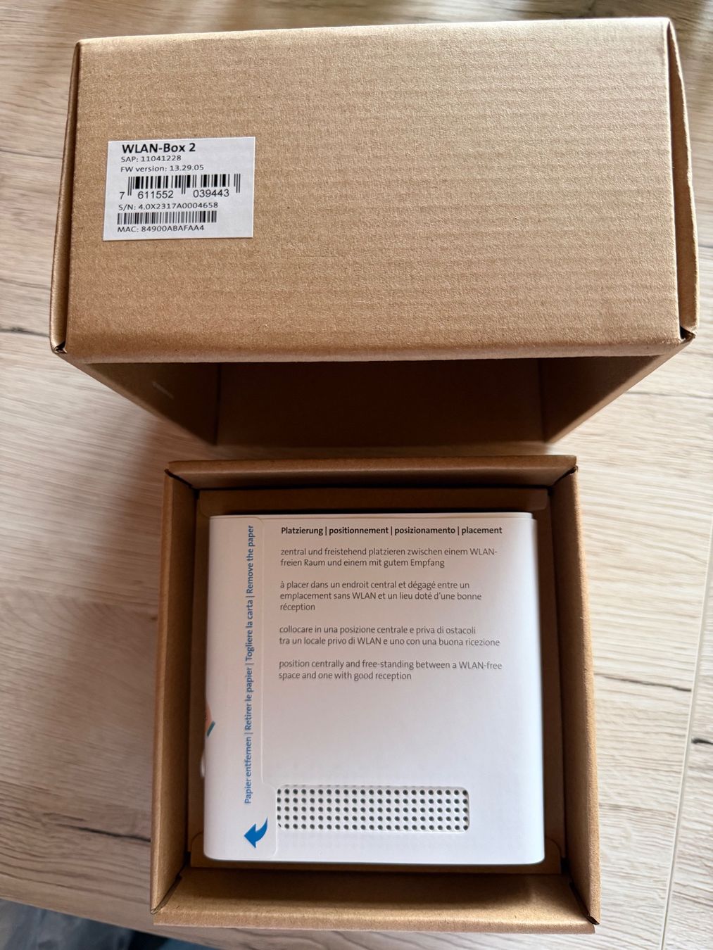 Swisscom Wlan: Swisscom Wlan Box 2 Neuf – Neu und originalverpackt aus Marly von may_j75b