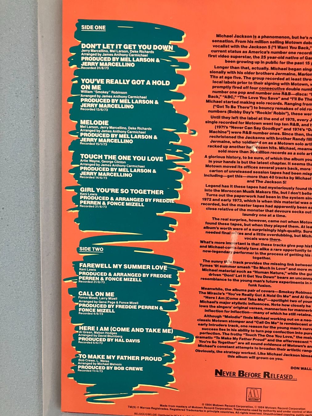Dischi in vinile: Michael Jackson – Usato da Aarwangen venduto da Jukebox3 3