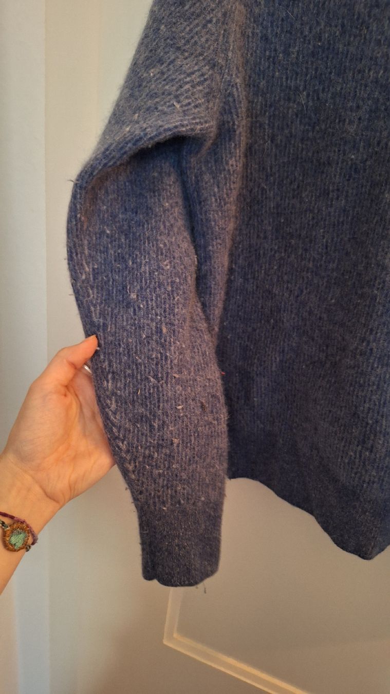 Pulls & Sweat-shirts: Cashmere/Merino Wolle Pullover blau – D'occasion à Winterthur par _lxeah 2