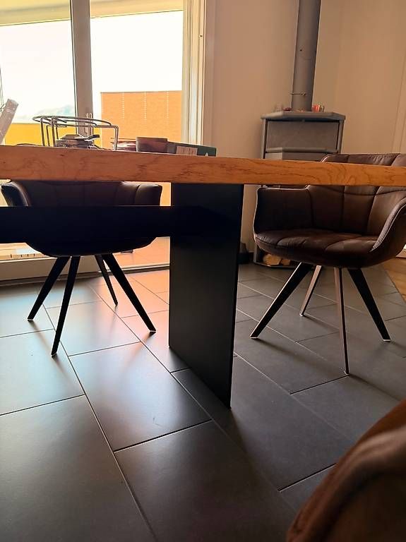 Set di tavolo e panche: Esstisch m assive Eiche 300x120 & 10 Stühle – Usato da Richterswil venduto da SaSSa11 2