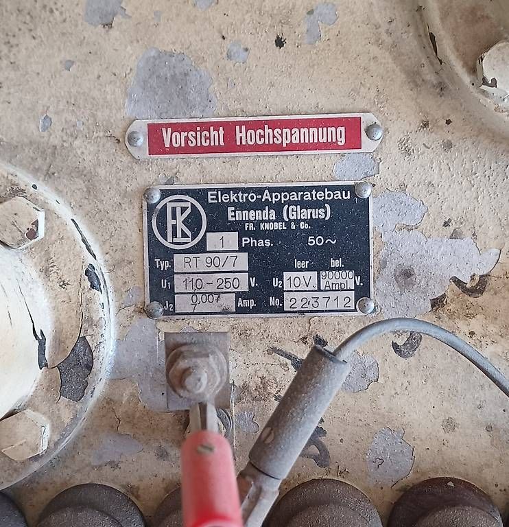 Elektrotechnik: Transformateur HT de laboratoire – Gebraucht aus Bretigny-Morrens von LaureLM 1