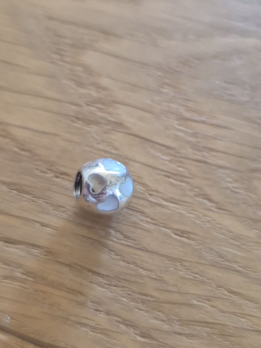 Pandora Ciondoli: Pandora Silber Charm-Perle "Herzen" 925 Sterling – Usato da Zuzgen venduto da SaBee91 2