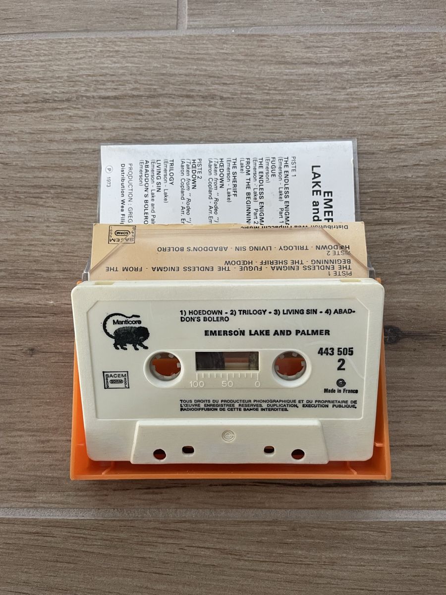 Musicassette: Cassette audio - Emerson Lake & Palmer - "Trilogy" – Usato da Lonay venduto da ju-71 4