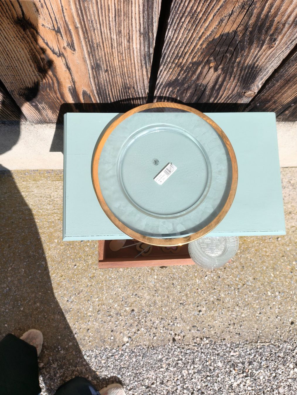 Teller: 4 ASA Selection Glas-Platzteller mit Goldrand – Gebraucht aus Wimmis von chr_7qkv 1