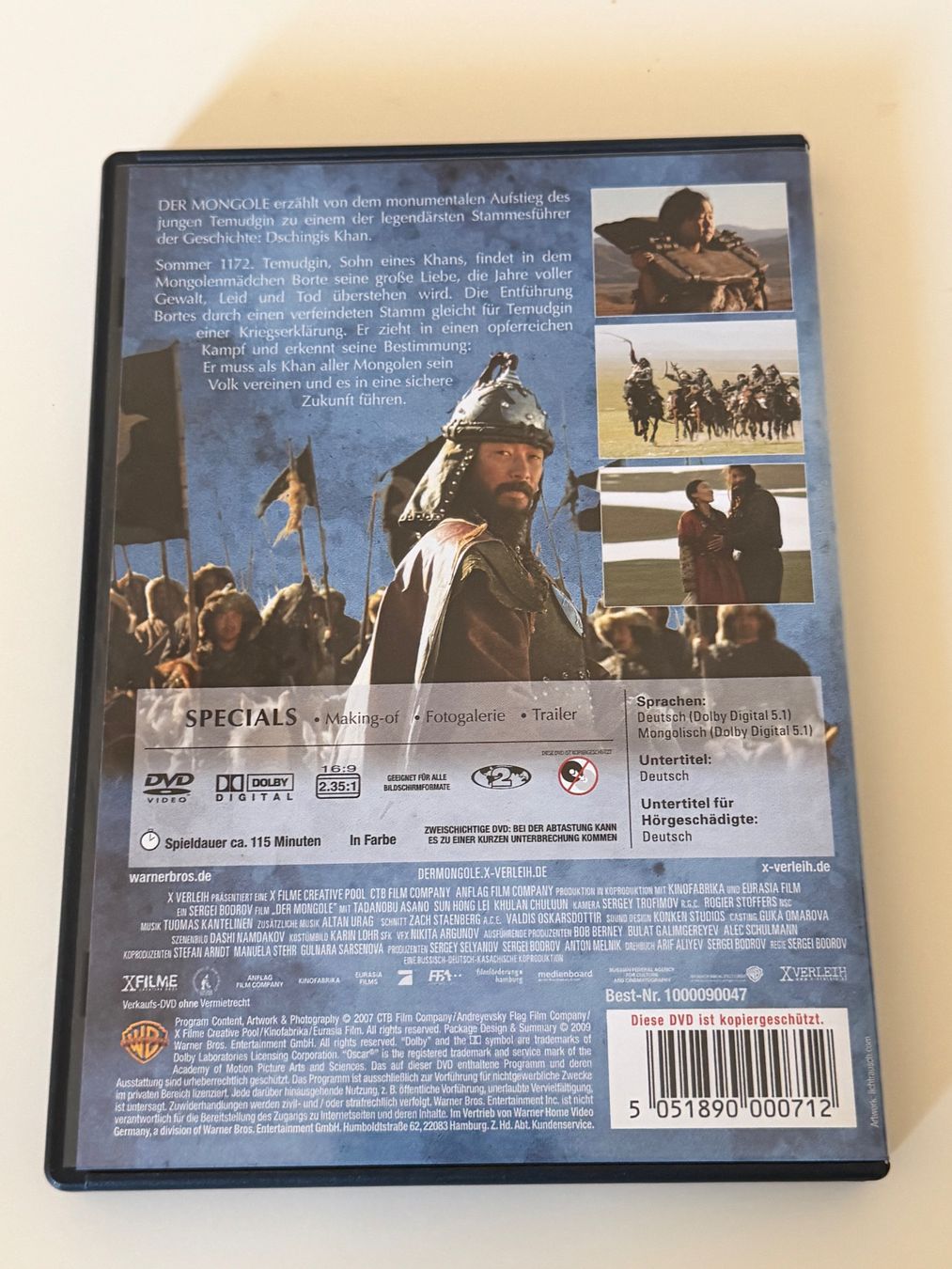 Tutti i DVDs: Der Mongole DVD – Nuovo (secondo la descrizione) da Altstätten SG venduto da sheamus 1