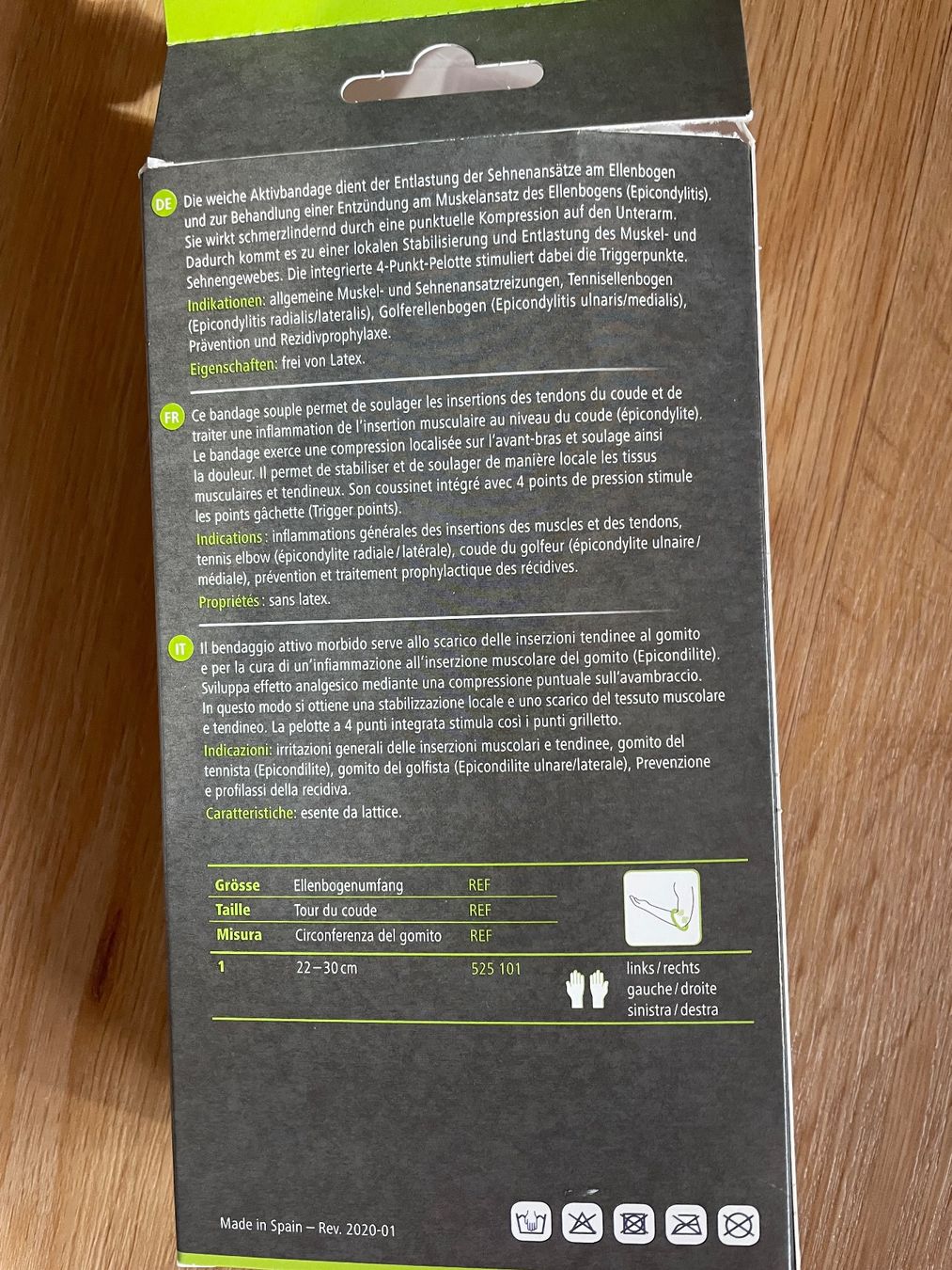 Hartmann Medizinische Geräte: DermaPlast Ellenbogenspange – Neu (gemäss Beschreibung) aus Seedorf UR von Vita000 3