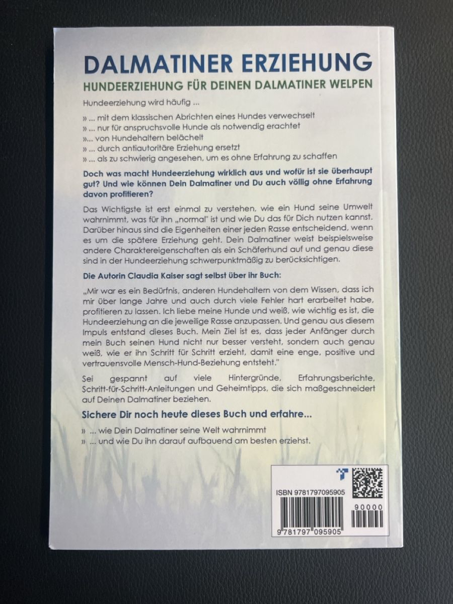 Bücher: Dalmatiner Erziehung - Claudia Kaiser – Gebraucht aus St. Antoni von naefp 1