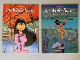 Die weisse Tigerin Band 1+2 neuwertig Schreiber+Leser