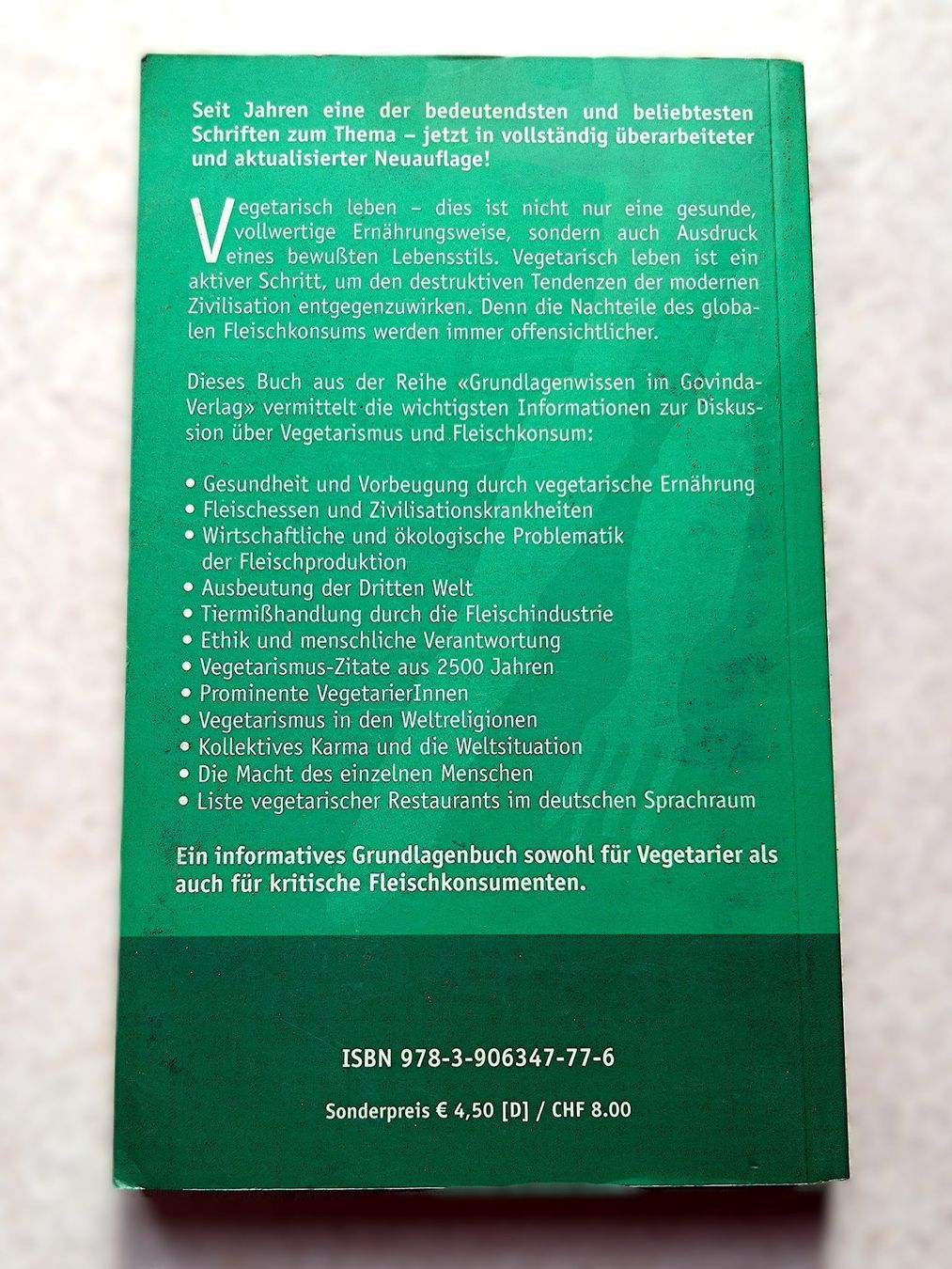 Libri: VEGETARISCH LEBEN – Usato da Lyssach venduto da YYZ10 1